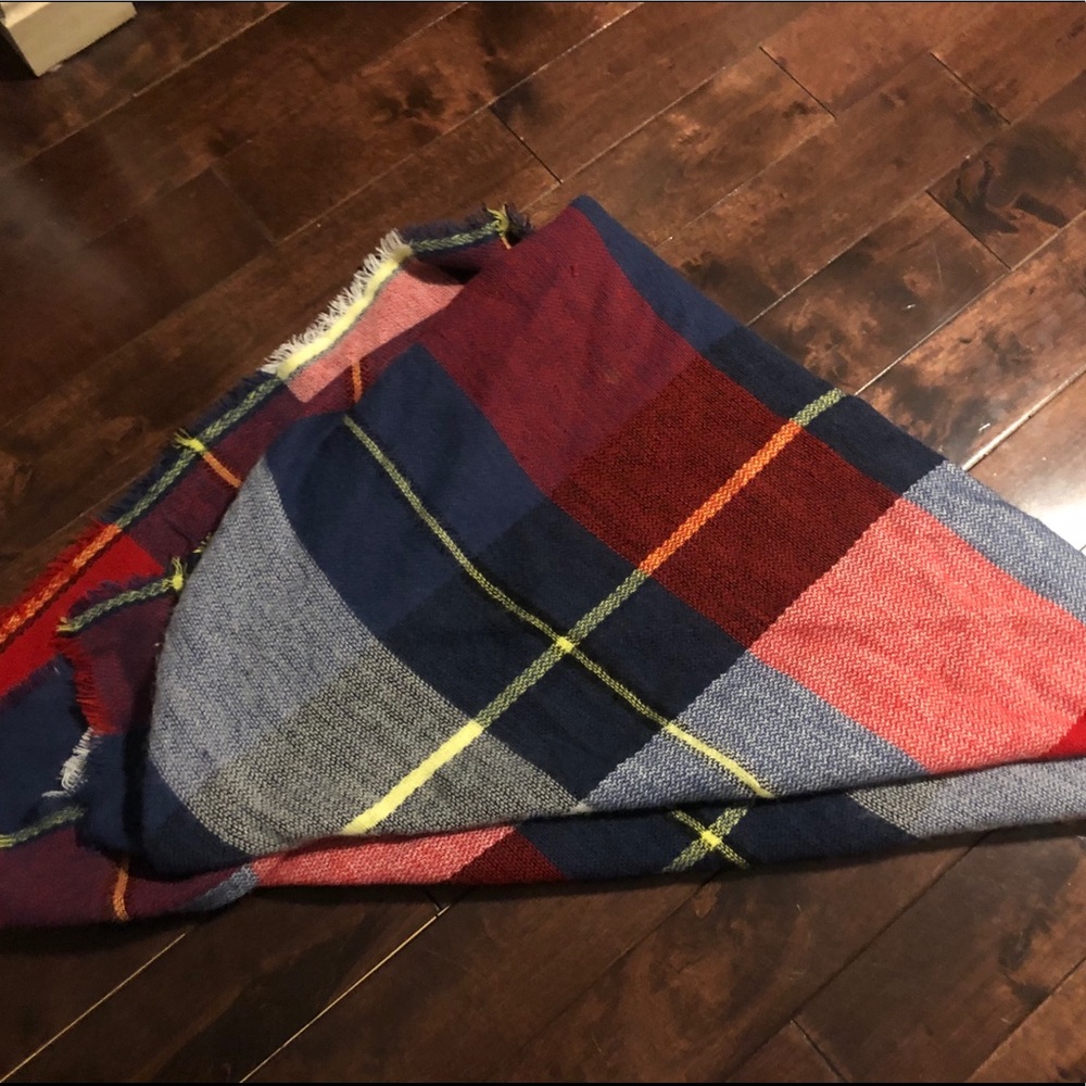 PLAID BLANKET SCARF✨
